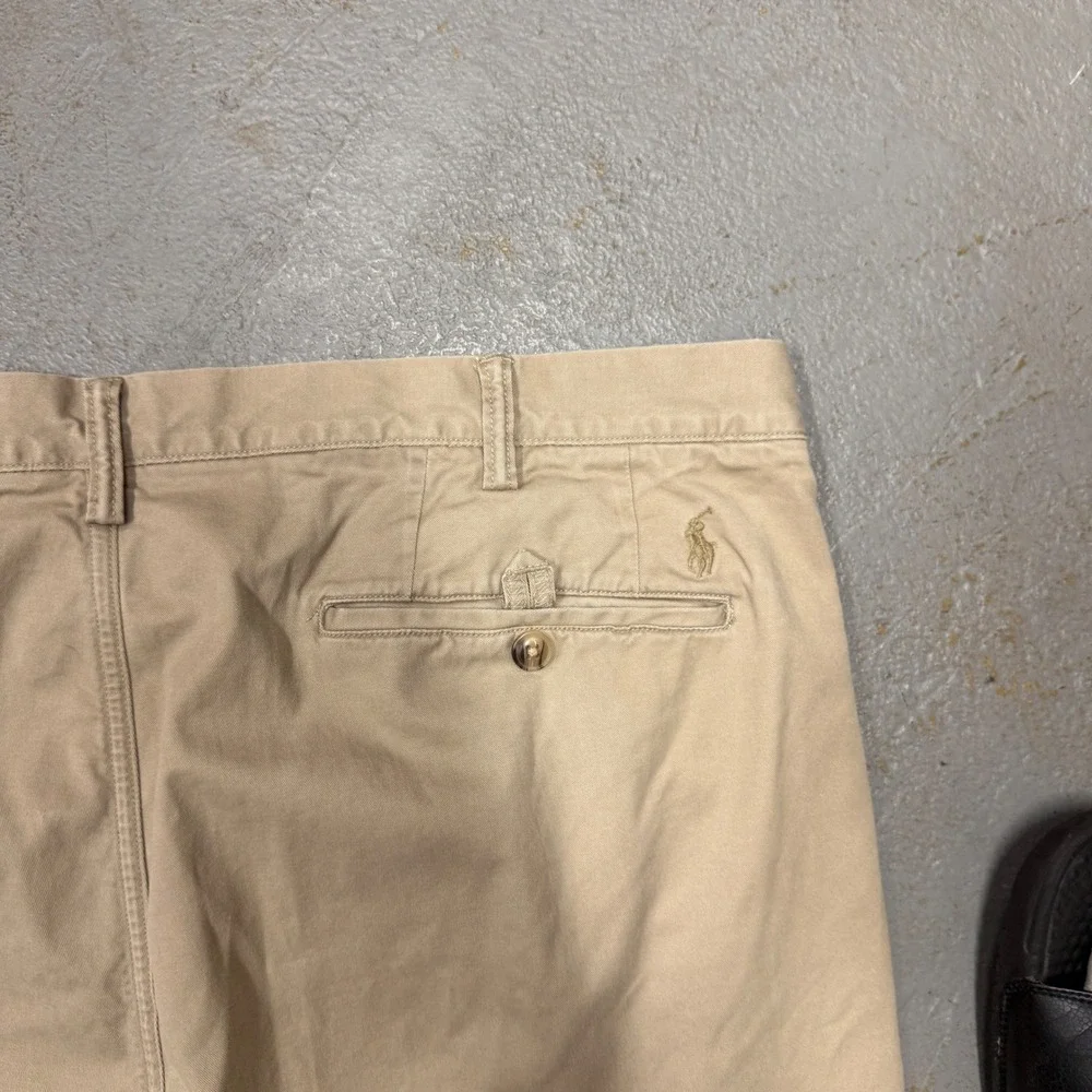 Polo Ralph Lauren Chino Pants Tan Stretch‎ Straight Fit 38 x 30